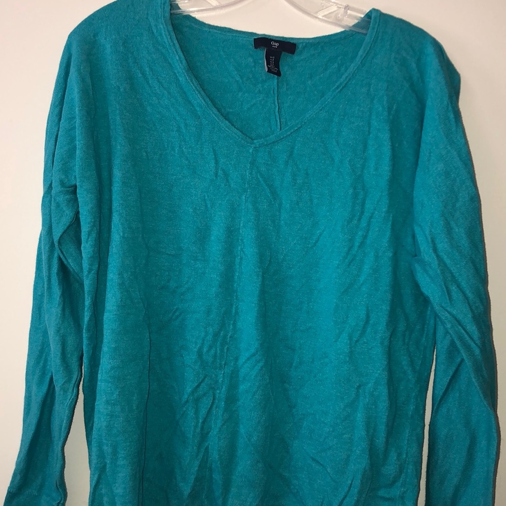 Blue soft sweater